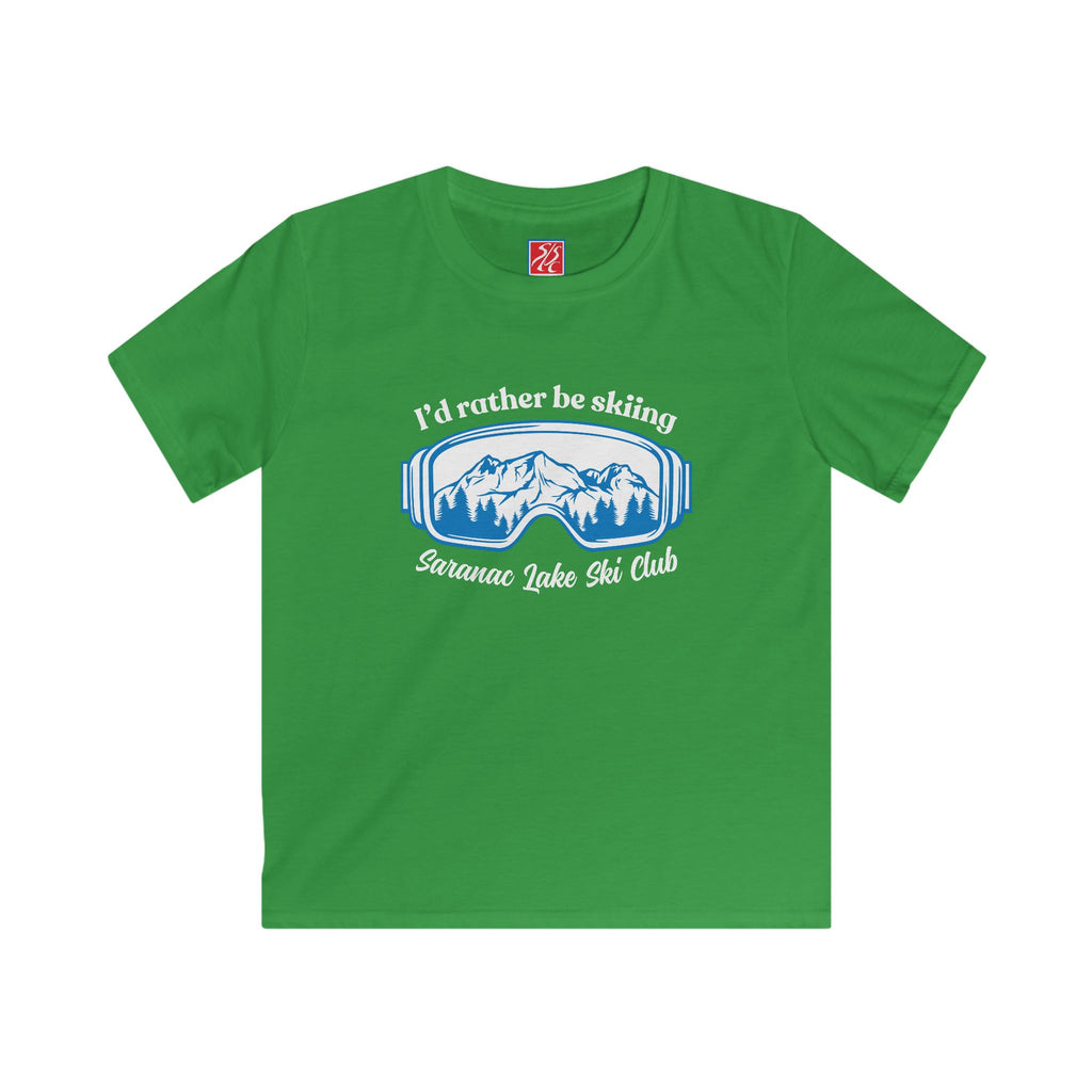 I'd Rather Be Skiing Kids T-Shirt